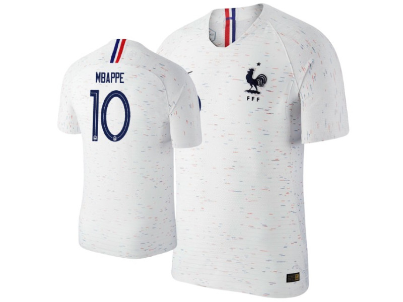 mbappe white france jersey