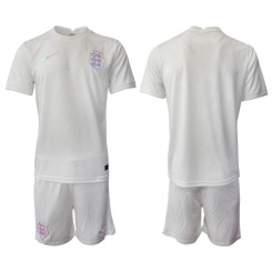 England White 2022 Qatar World Cup Home Replica Jersey (With Shorts)
