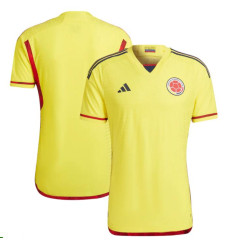 Colombia National Soccer 2022 World Cup Yellow Home Replica Jersey