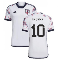 Japan National Soccer 10 KAGAWA 2022 World Cup White Away Replica Jersey.jpg