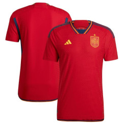 Women Spain National Soccer 2022 World Cup Red Home Replica Jersey